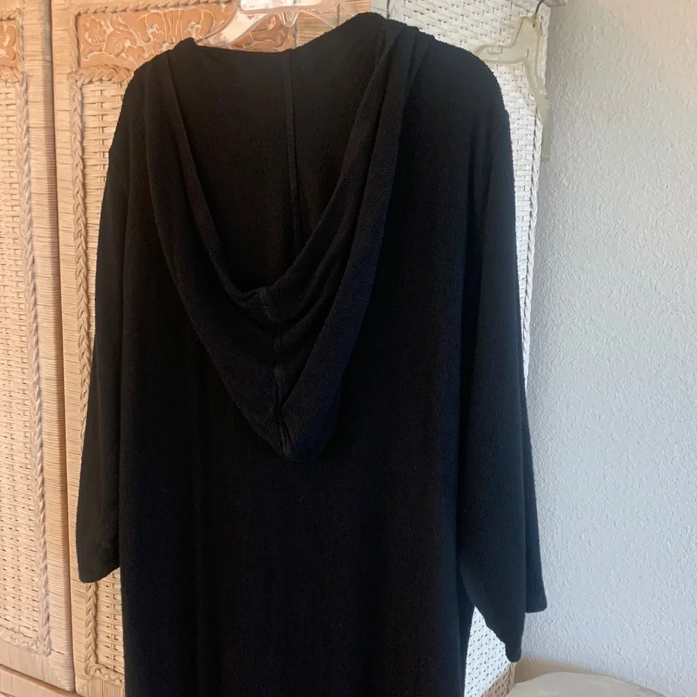 Zagora, HOODED Caftan, Cover Up, Loungewear, Robe ~ Vintage Lux - Picture 13 of 16